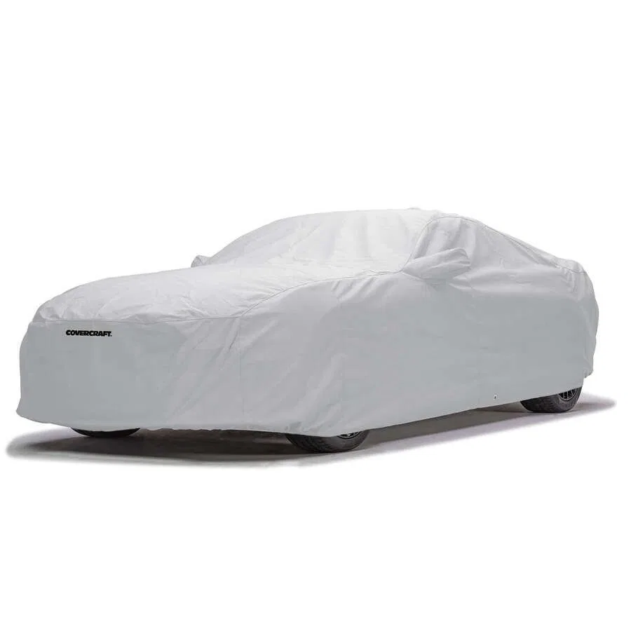 C15554AC – COVERCRAFT Car Cover, All-Weather Proof Gray 5 Layer Softback Fabric With 2 Mirror Pockets Lockable